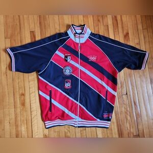 Sean Jean zip up short sleeve, size XXXL